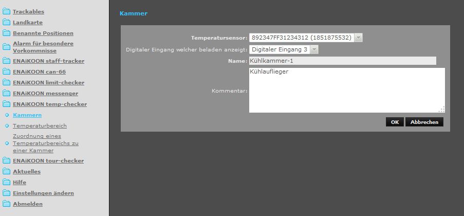 Temperaturaufzeichnung und Temperaturerfassung im Viehtransport